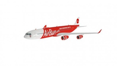 airbus economy airline airliner a380 double deck passenger plane airlineaircraft flying machine aeroplane airplane sky cloud aircraft commercial jetliner boeing airasia 3d print model - Mito3D