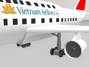 airbus 3d model in commercial 3dexport airplane plane jet jets passenger aircraft 3d print model - Mito3D
