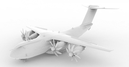 aeronave 16 3d impresión modelo in vehículo 3dexport 3dprint imprimible stl aire juguete juego cg 3dmodel volar animación lucha zumbido helicóptero 3d print model - Mito3D