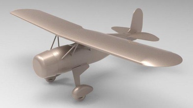 aircraft 22 3d model 3dprint printable obj air toy game cg 3dmodel fly airplane transport 3d print model - Mito3D