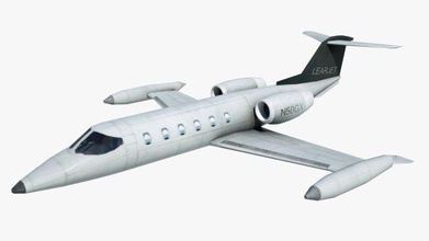 aircraft learjet bombardier 3d model in commercial 3dexport air airline airplane american business canadian cargo force fuselage jet military passenger plane transport 3d print model - Mito3D