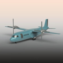 uçak 3d hava otobüsü Yolları yolları Amerikan Yunus oyun jumbo iniş astar denizcilik model okyanus yolcu devriye gezmek keşif deniz 3d print model - Mito3D