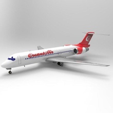 aereo linea 717 3d modello in commerciale 3dexport aeromobili jet civile volo veicolo trasporto 3d print model - Mito3D