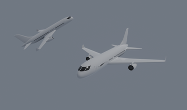 aereo 3d modello in commerciale 3dexport veicolo aeromobili jet passeggeri aria linea combattente elica jumbo vigore volare cielo ala veloce metallo macchina 3d print model - Mito3D