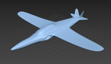 airplane sky toy model 3d print model - Mito3D