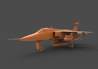 airplane mod2 3d print model in vehicle 3dexport joint strike fighter aviation jet 3d print model - Mito3D