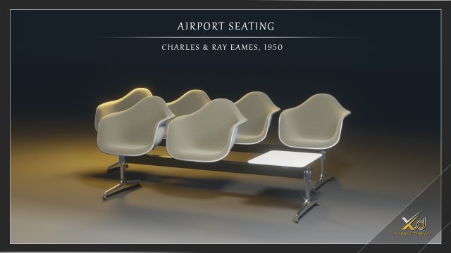 aeropuerto asientos 3d modelo in conjunto 3dexport esperando espere silla asiento multi público mueble moderno comodidad negocio descanso salón recepción 3D print model - Mito3D