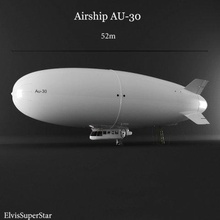 dirigível au30 au 30 3d print model - Mito3D