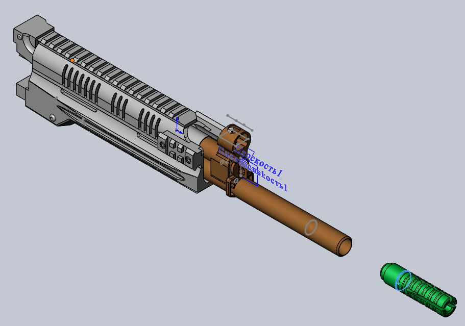 airsoft trousse modernisation of ak cyma 040 in rpk 16 longue baril 3d impression modèle 3dexport militaire 3D print model - Mito3D
