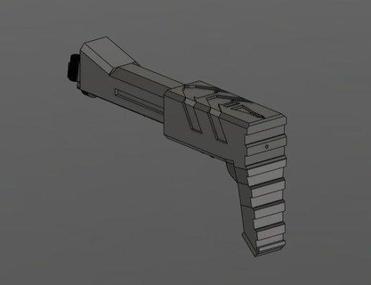 ak 74 stock engineering ak-74 telescopic accessories modifications rifle tactical equipment weapon attachments compact adjustable length shooting customization gear 3d printable parts design 3d print model - Mito3D