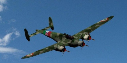 alcione crda z-1007 air plane italy ww2 war bomber military 3d print model - Mito3D
