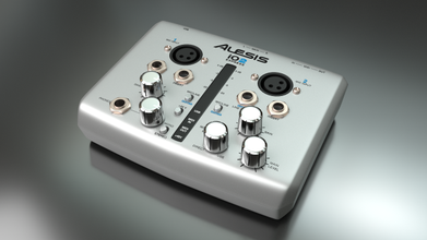 alesis io2 expressar 3d modelo in eletrônico 3dexport audio interface liquidificador som computador eletrônicos música estúdio dispositivo máquina 3d print model - Mito3D