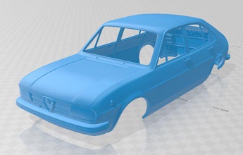 alfa romeu alfasud 1972 imprimível corpo carro 3d impressão modelo in automotivo 3dexport fenda escalextrico tamiya rc miniz passatempo micro 3d print model - Mito3D