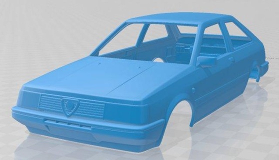 alfa romeo arna 1983 stampabile corpo macchina settore automobilistico fessura scalextric tamiya rc miniz passatempo micro 3d print model - Mito3D