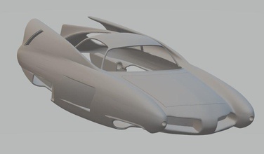 alfa romeo bat 7 printable body car 3d print model in automotive 3dexport slot scalextric tamiya rc 3d print model - Mito3D