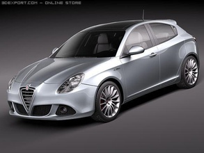 alfa romeo giulietta 2011 2010 2012 2013 sport hatchback italy italian 3d print model - Mito3D