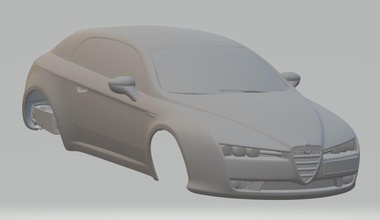 alfa romeo giulietta printable body car slot scalextric tamiya rc radio control italy 3d print model - Mito3D