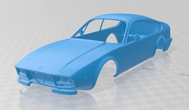 alfa romeu gt 1300 1972 imprimível corpo carro 3d impressão modelo in automotivo 3dexport fenda escalextrico tamiya rc miniz passatempo 3d print model - Mito3D