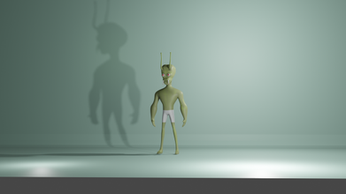 extraterrestre juegos comió gráfico diseñado 3d print model - Mito3D