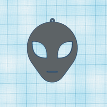 extraterrestre boucle d'oreille 3d impression modèle in boucles d'oreilles 3dexport 3d print model - Mito3D