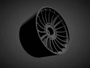 alpina aros freios pneus quente rodas 3d impressão modelo in veículo 3dexport hotwheels caixa fósforos majorette tomica kyosho diecast miniaturas veículos 1 64 3d print model - Mito3D