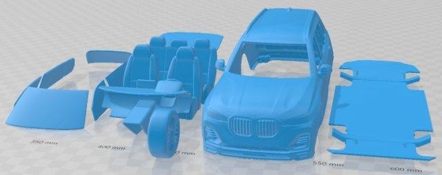 alpina xb7 2021 imprimable voiture 3d impression modèle automobile fente scalextric tamiya rc miniz loisir micro 3d print model - Mito3D