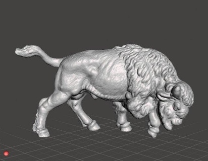 american buffalo figure model animal creature ornament realistic animals bison bull bovine ox nature monster fantasy toy pvc wildlife figurine collector prehistorical dungeons-and-dragons miniature beast oldwest northamerica plains indian 3d print model - Mito3D