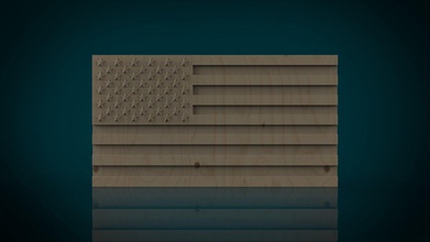 amerikanisch flagge stl modell cnc 3d drucker drucken zeichen logos 3dexport amerika usa usa amerikanische wellenflagge 3dflag amerikanischer adler flaggenadler land länderflagge kunst 3d print model - Mito3D
