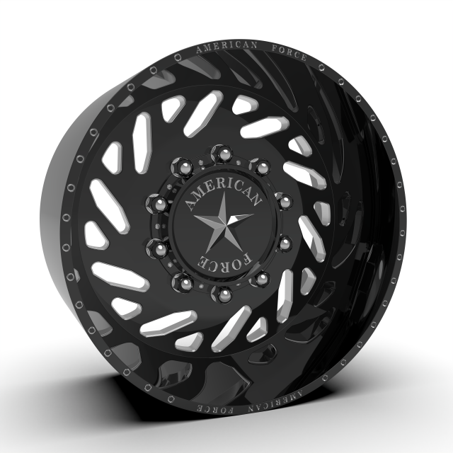 américain Obliger 6f07 randonnée sd automobile voiture roue jante pneu torote roues 3D print model - Mito3D