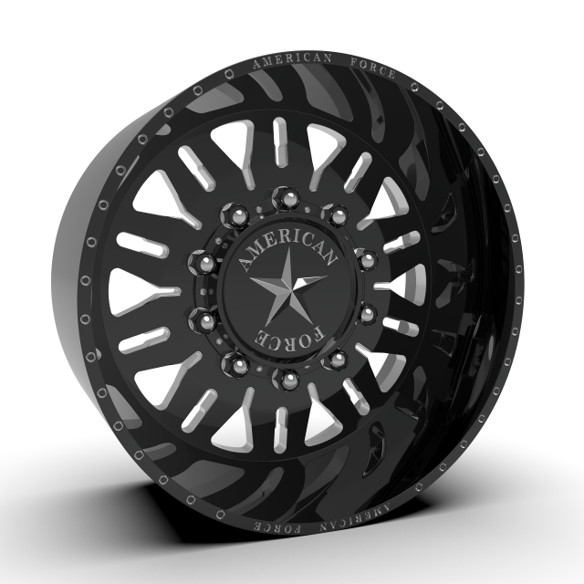 américain Obliger 6f93 présage sd automobile voiture roue jante pneu torote roues 3D print model - Mito3D