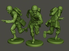 amerikanisch medizin soldat ww2 lauf a8 3d drucken modell figuren 3dexport miniatur skulptur krieg zahl armee militär aktion helm weiß weltkrieg alliierte sicherheit 3d print model - Mito3D
