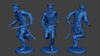 american naval officer run civil war union acwus1 3d print model in figurines 3dexport man miniature figure sculpture army soldier military usa north 1836 ship sailor lunch navy action-figure 3d print model - Mito3D