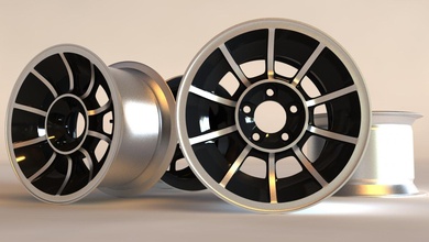 américain courses vecteur imprimable ar amérique jante roue disque DIY rc collections voiture musclée Esquive générallee 3d print model - Mito3D