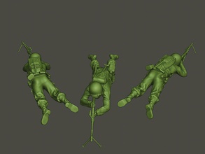 amerikanisch soldat ww2 schießen lügen a3 3d drucken modell figuren 3dexport krieg aktion miniatur zahl skulptur männer militär armee m1918 bräunung ii schießen 3d print model - Mito3D