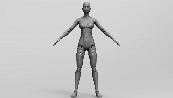 ana armas bjd sculpture bjd3d bjddoll bjdmaking actrice poupée poupées 3d print model - Mito3D