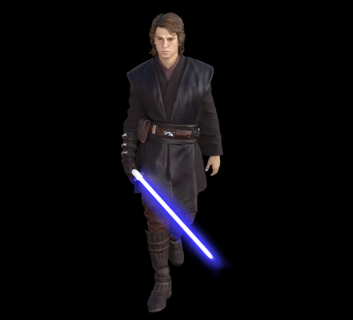 Anakin andante cielo caminando hombre guerra Galaxias 3d print model - Mito3D