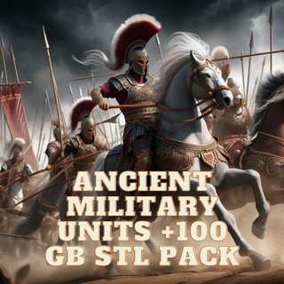 ancient age soldiers 3d miniatur stl package 100 gb board games soldier war model cnc wall decor carving vcarve file printing print figure files pack panorama digital download printer 3d print model - Mito3D