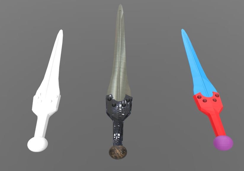 antiga espada 3D print model - Mito3D