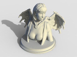 andrea vamire girl 3d print model in woman 3dexport nsfw vampire vampirella stl 3d print model - Mito3D