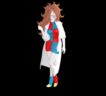 Android 21 dragon Balle femme 3d print model - Mito3D