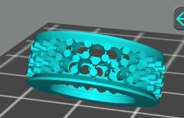 anello 2024 3 anelli oro montature gioielli oreficeria 3D print model - Mito3D