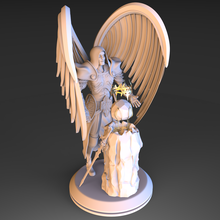 ángel 3d impresión modelo in hombre 3dexport esculpir espada alas arte corona 3ds 3dprint fantasía zbrush 3d print model - Mito3D