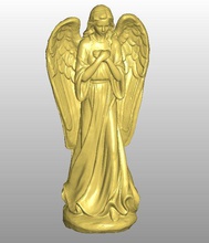 angelo modello 3d stampa in donna 3dexport scultura 3d print model - Mito3D