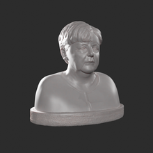 angela merkel merkel- Politiker- Deutschland-der Präsident- statuette- Skulptur- Charakter Haar Bundeskanzlerin 3d print model - Mito3D