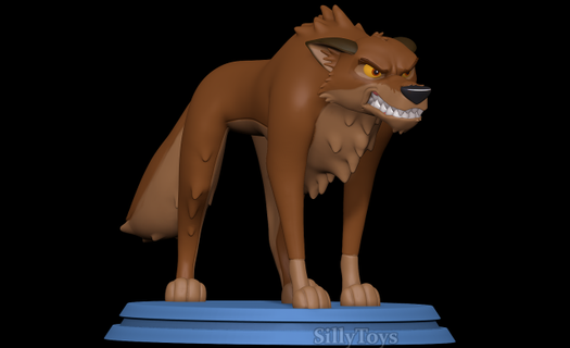 angry balto  animals balto dog canine mammal male angry rage attack mad annoyed  3d print model - Mito3D