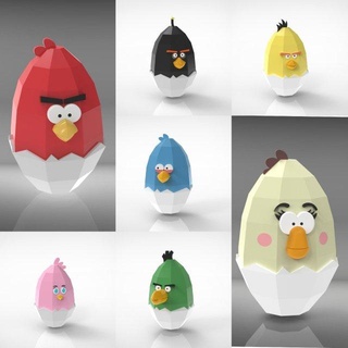 angry birds easter boxes collection accessories blues chick nestling box container egg holder animal cute cartoon games red toucan matilda chuck bomb stella 3d print model - Mito3D