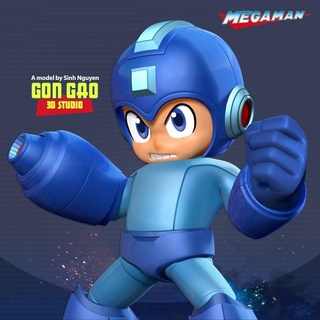 Bravo mega homem criança Megaman robô 3d print model - Mito3D