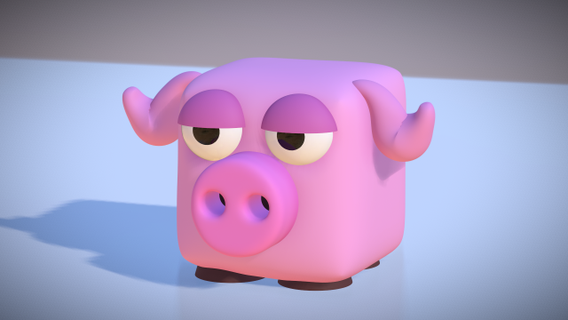 hayvan domuz yavrusu oyuncaklar küçük oyunlar çocuklar çiftlik ahırı Çiftlik hayvanlar model heykel Modello modelismo minyatür minyatürler 3d print model - Mito3D