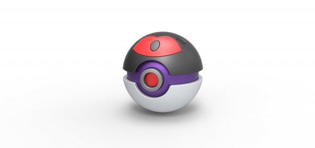 annie ball pokeball pokemon concept container anime toy print printable annieball 3d print model - Mito3D