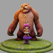 annie league of legends 3d print model in child 3dexport character toy body lol champion stl 3dprint games toys game accessories art 3d print model - Mito3D